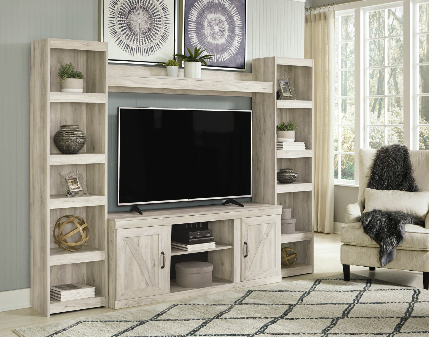Ashley Bellaby Entertainment Center with 60" TV Stand