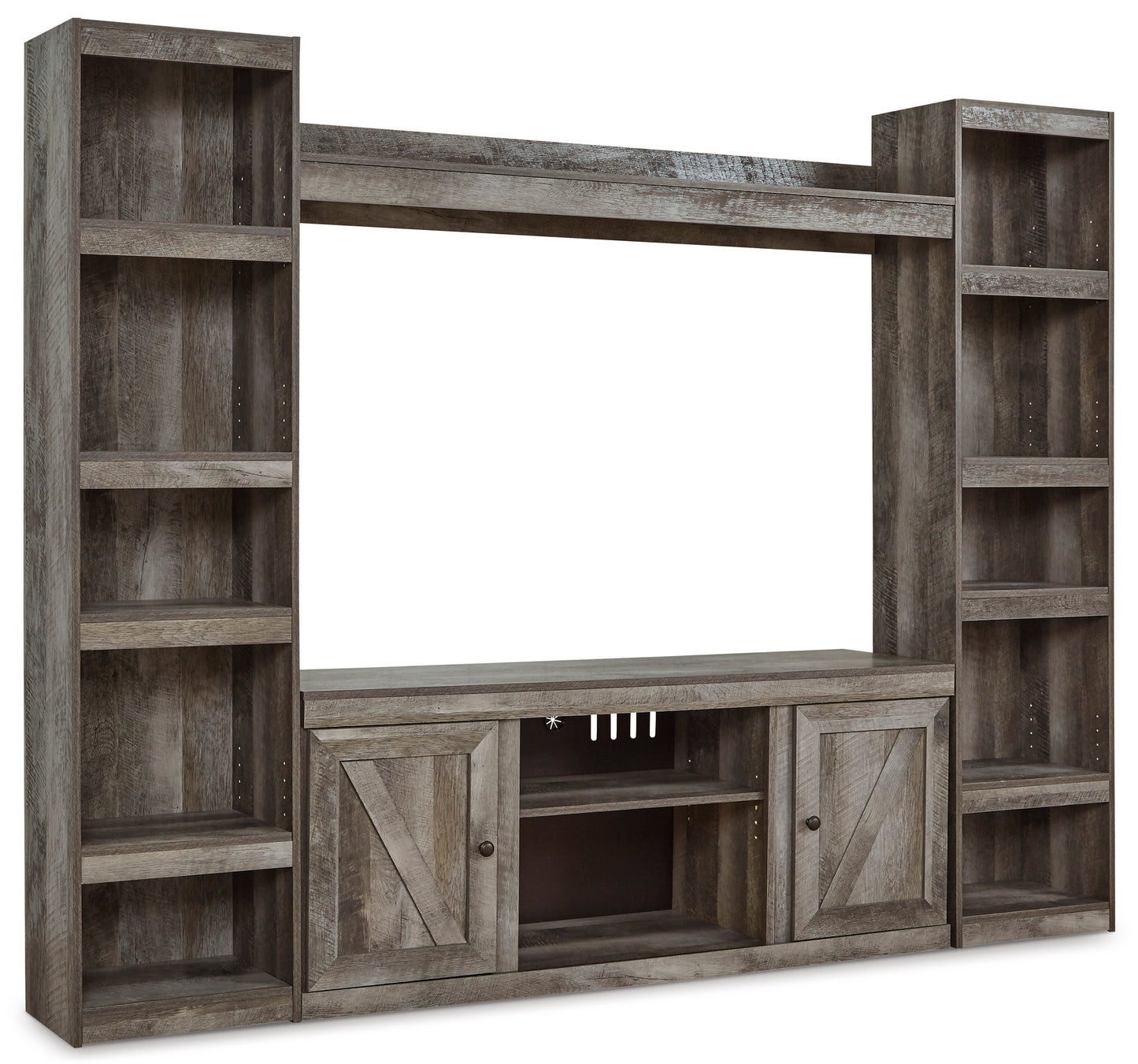 Ashley Wynnlow 4-Piece Entertainment Center with 60" TV Stand