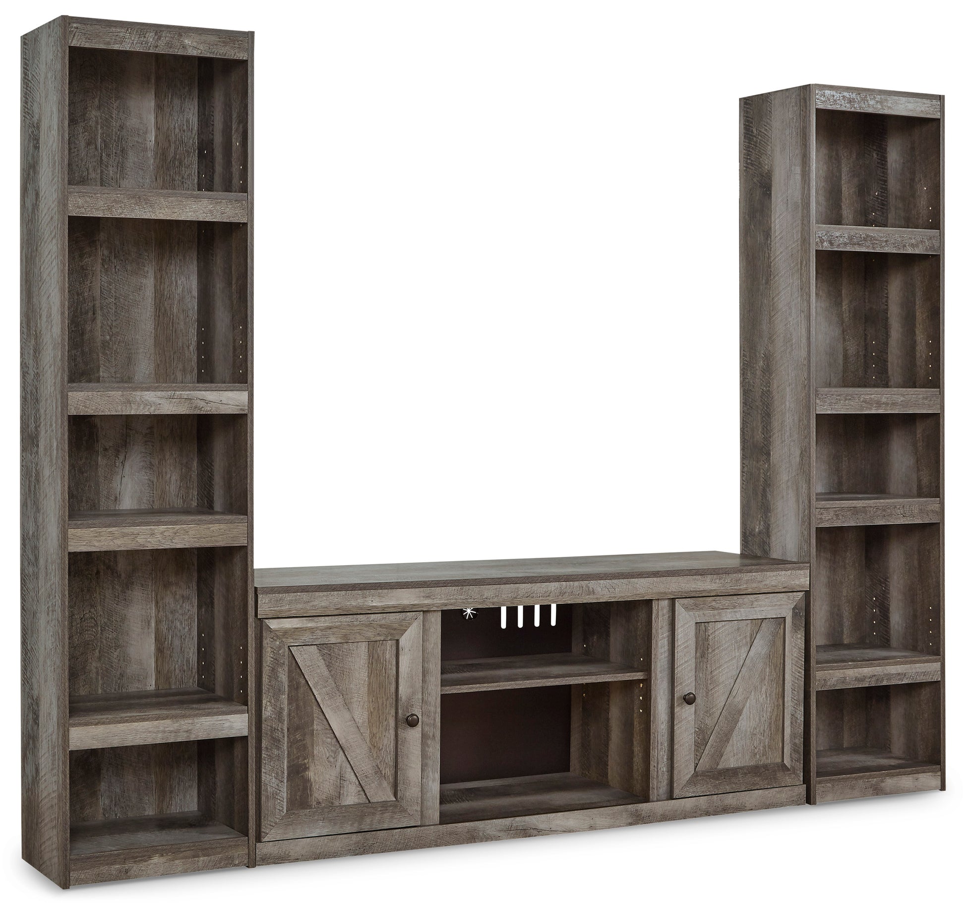 Ashley Wynnlow 3-Piece Entertainment Center with 60" TV Stand
