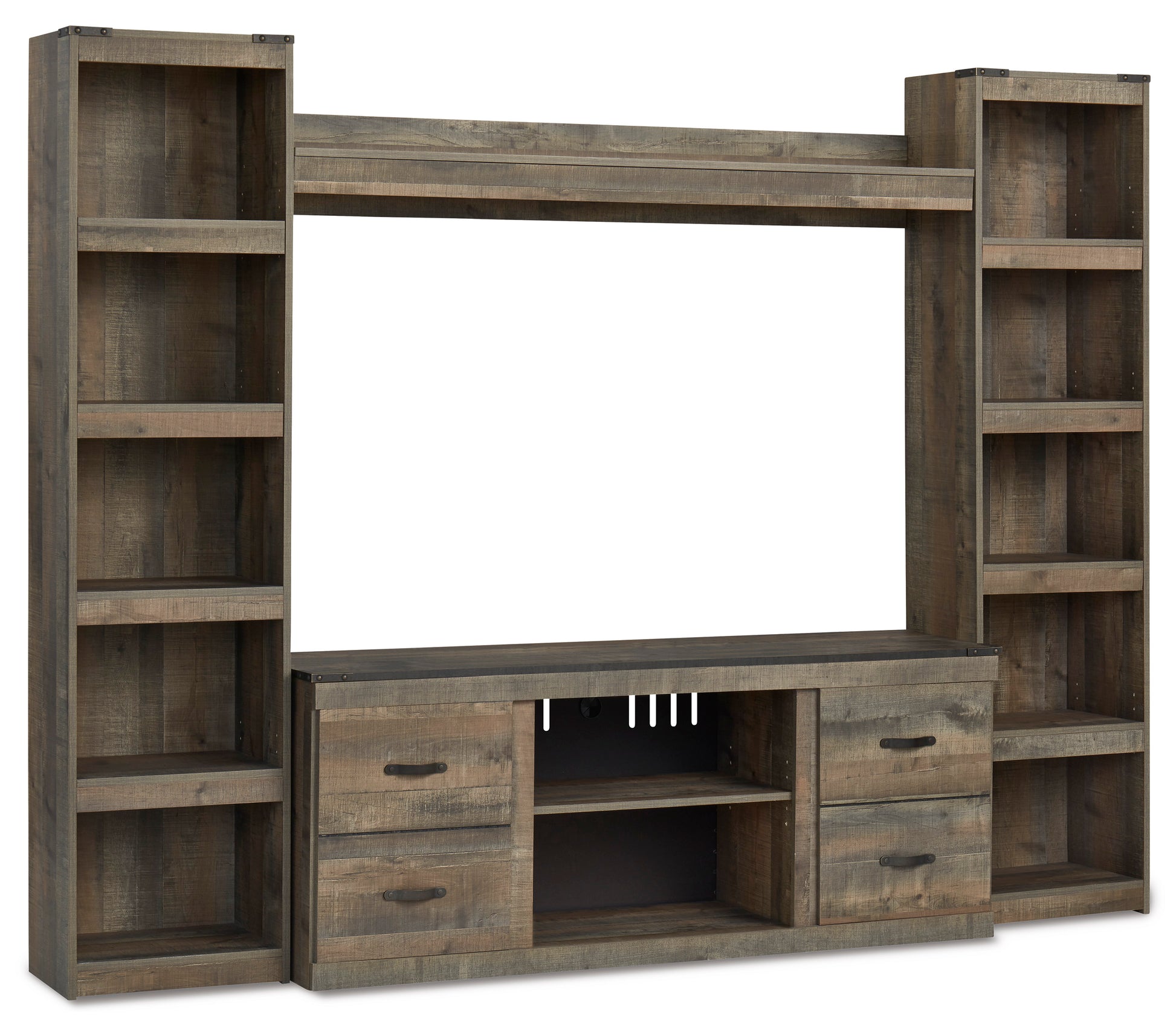 Ashley Trinell 4-Piece Entertainment Center with 60" TV Stand