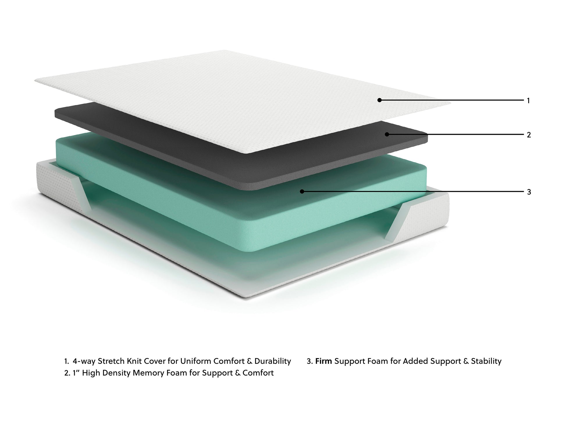 Chime 8" Memory Foam Mattress