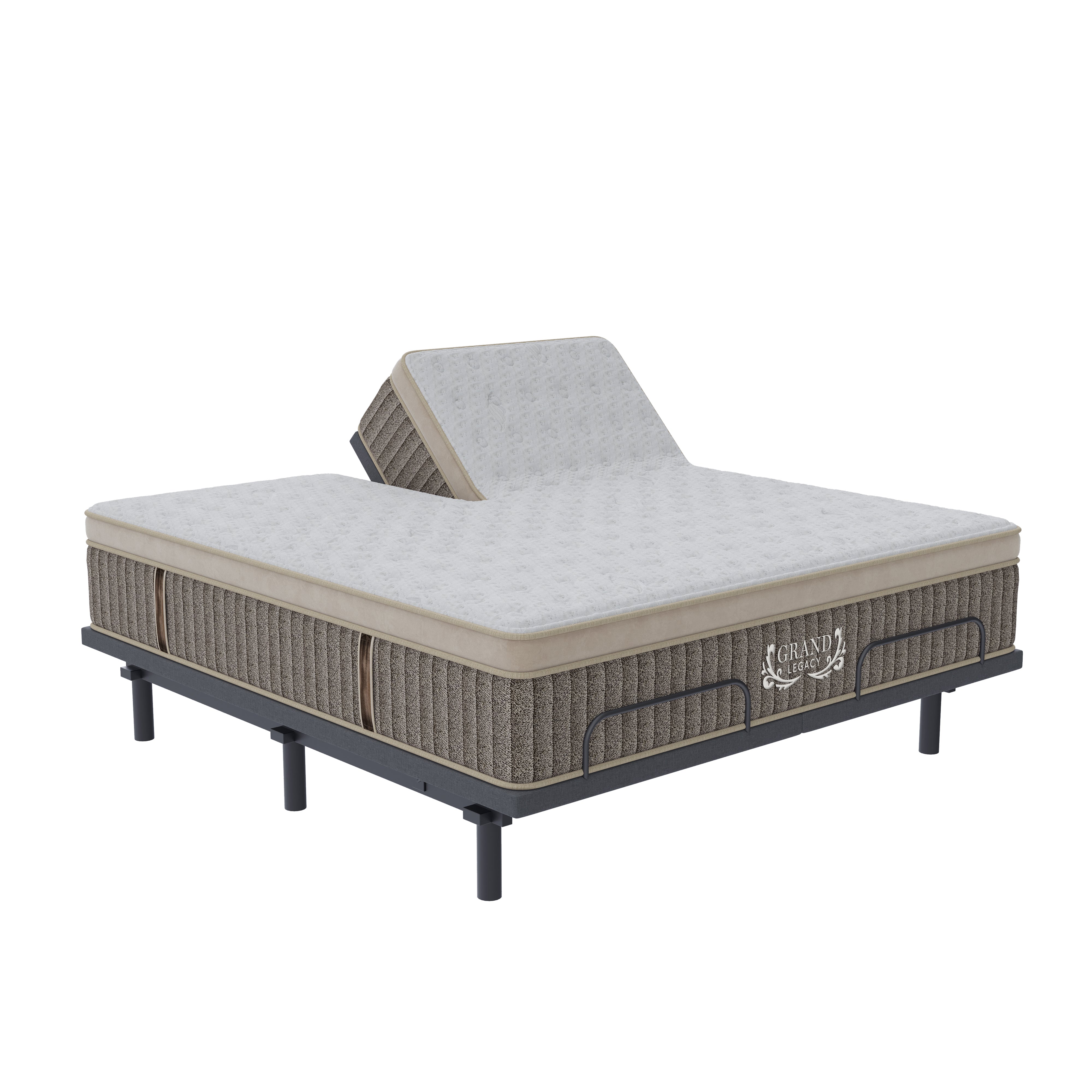 masyama3Sliver Queen(英)＆Stasis(LB:英) Grand Legacy Perfect Posture Cushion Firm Mattress with Individual