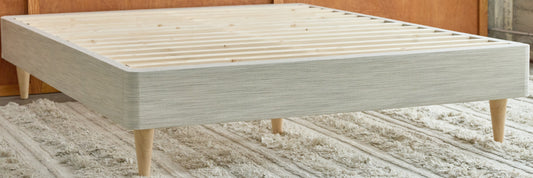 Avocado Green Foundation with Light Brown Legs King