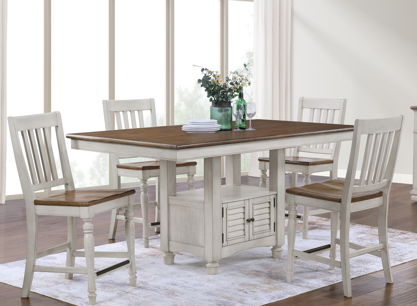 Rhett 5-Piece Counter Height Dining Set