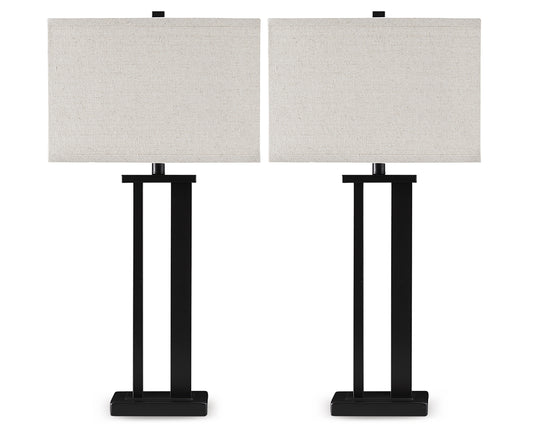 Ashley Aniela Table Lamp (Set of 2) Black
