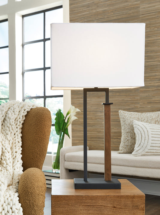 Ashley Voslen Metal Table Lamp (Set of 2) - alternate view