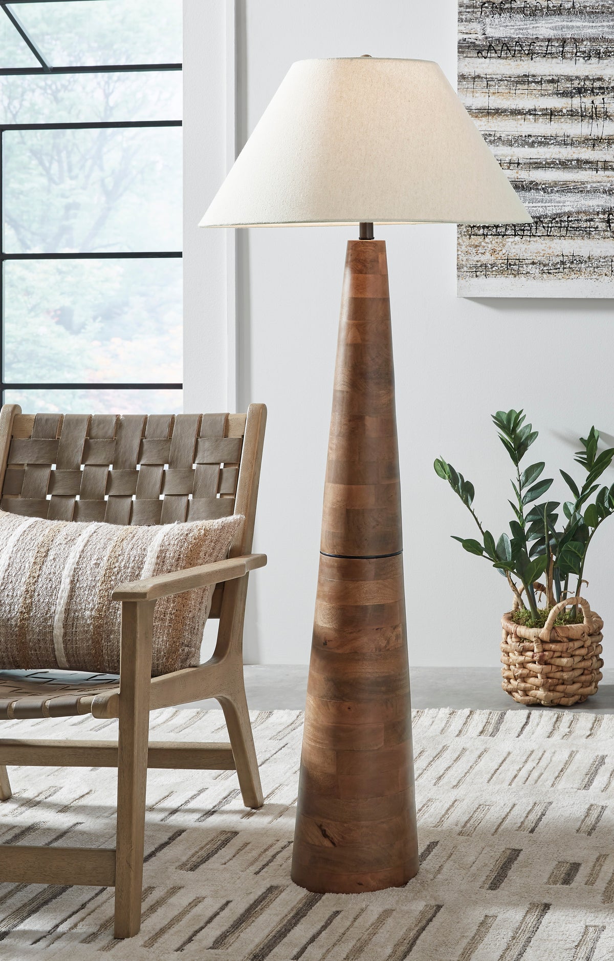 Ashley Danset Wood Floor Lamp