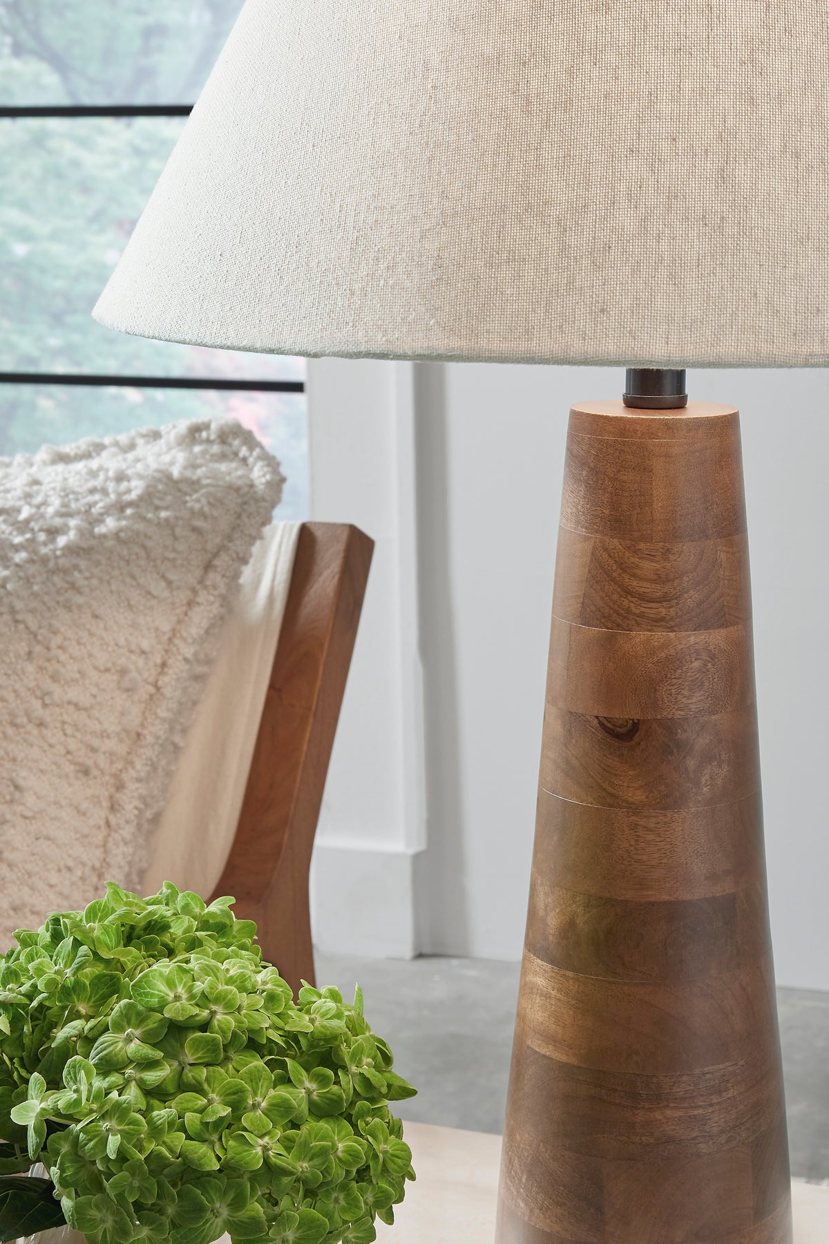 Ashley Danset Wood Table Lamp