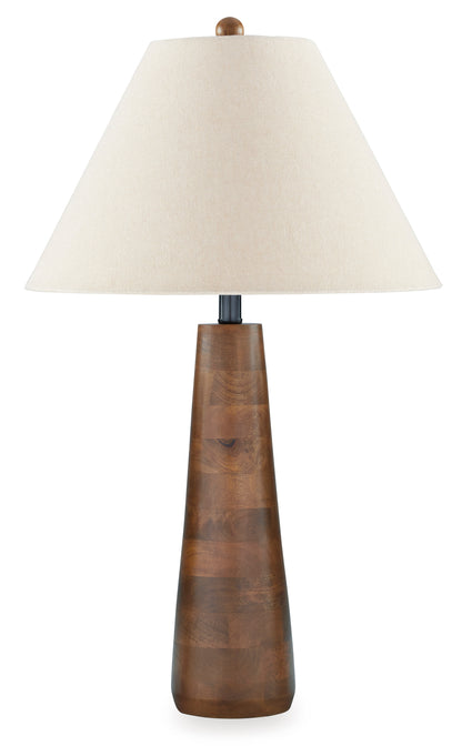 Ashley Danset Wood Table Lamp