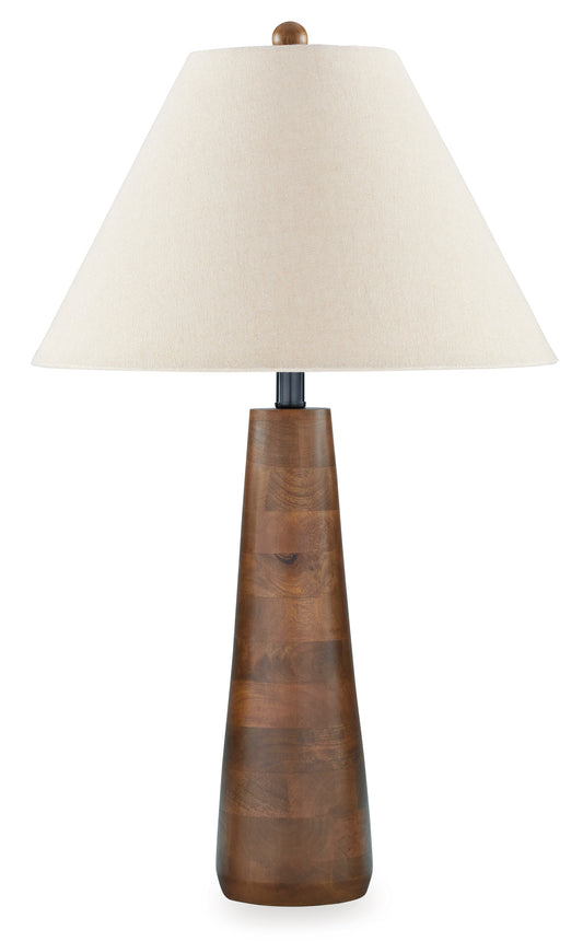 Ashley Danset Wood Table Lamp