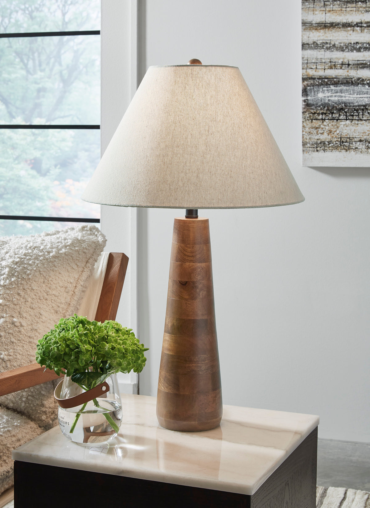 Ashley Danset Wood Table Lamp