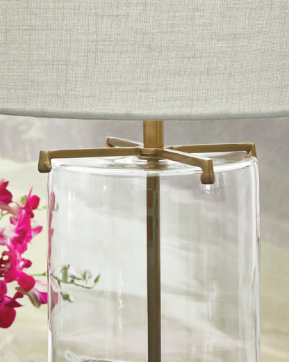 Ashley Gizeh Glass Table Lamp