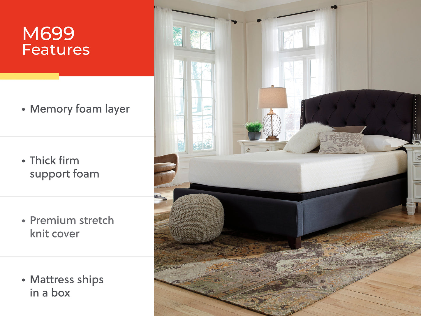 10" Chime Memory Foam Mattress in a Box