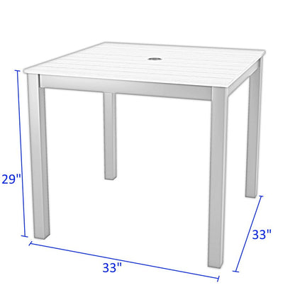 Chalfonte 33" square Dining Table