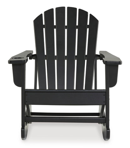 Ashley Sundown Treasure Outdoor Patio Rocking Chair Black