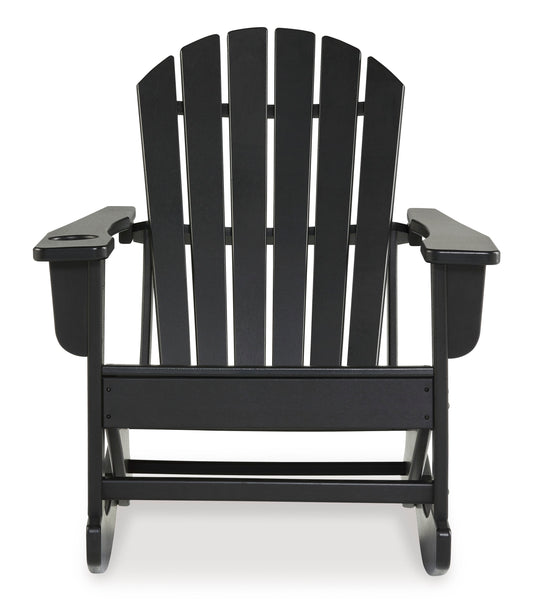 Ashley Sundown Treasure Outdoor Patio Rocking Chair Black