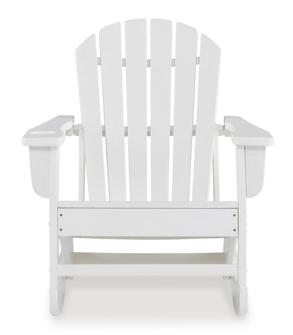 Ashley Sundown Treasure Outdoor Patio Rocking Chair White