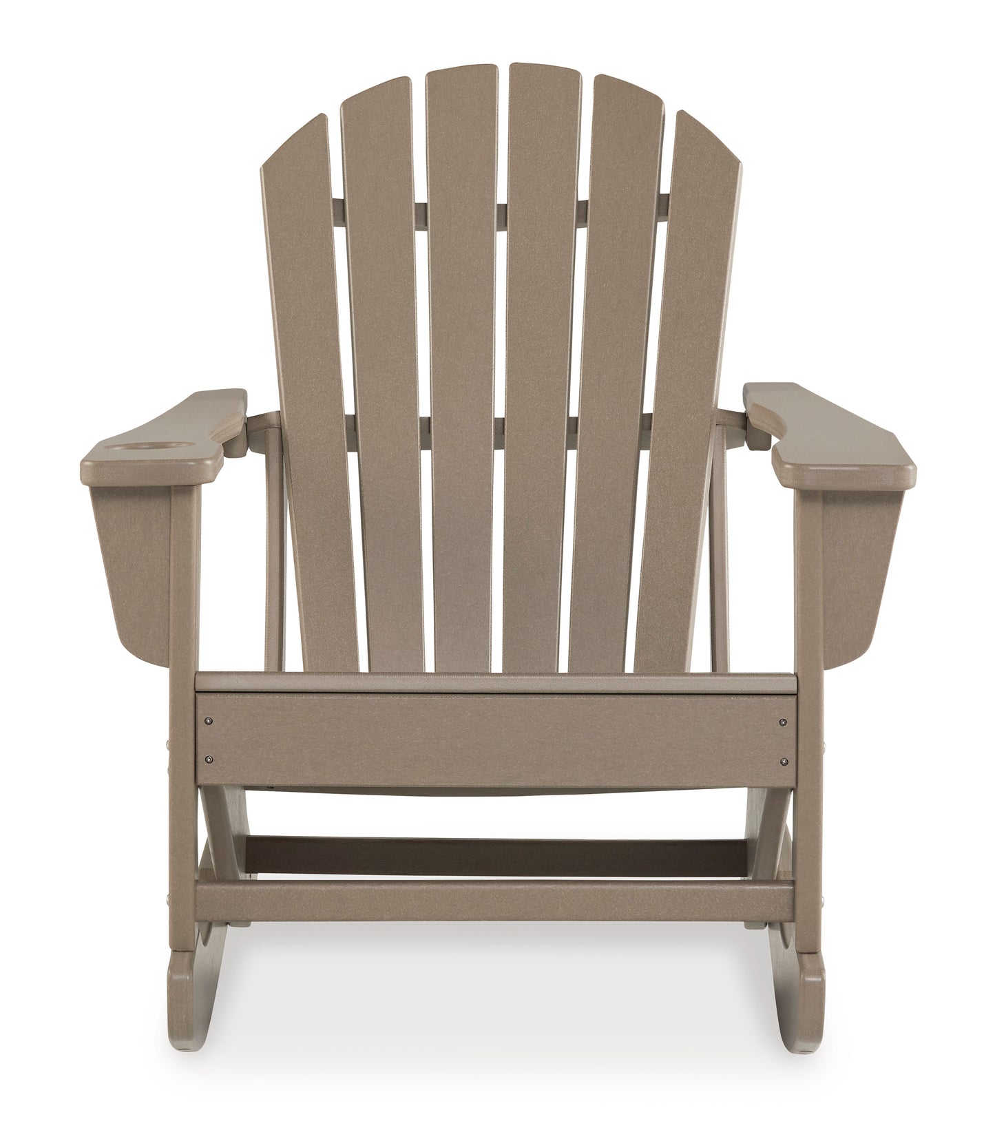Ashley Sundown Treasure Outdoor Patio Rocking Chair Driftwood