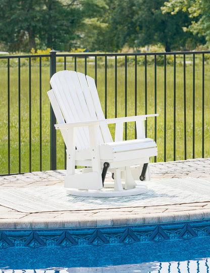 Ashley Hyland Wave Outdoor Patio Swivel Glider Chair