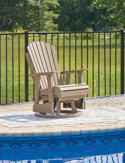 Ashley Hyland Wave Outdoor Patio Swivel Glider Chair