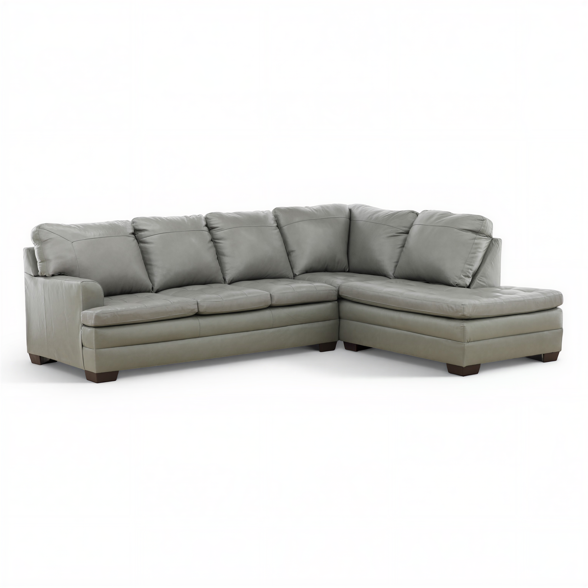 Callahan 2-Piece Leather Sectional