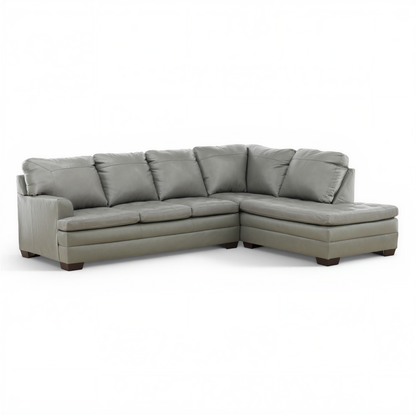 Callahan 2-Piece Leather Sectional