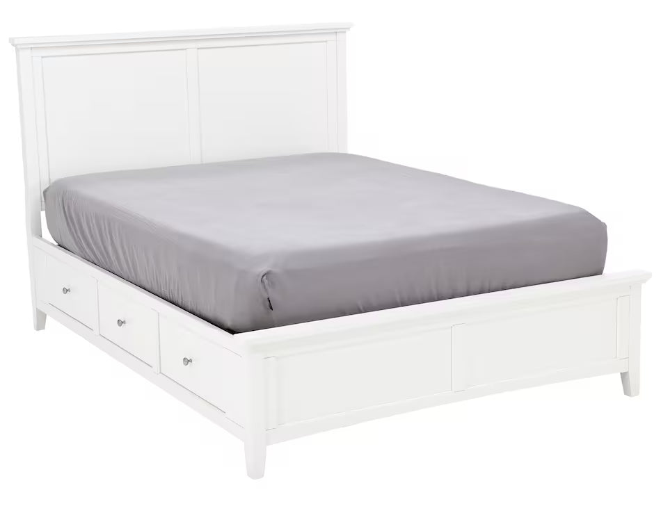 Oakley King Storage Bed White