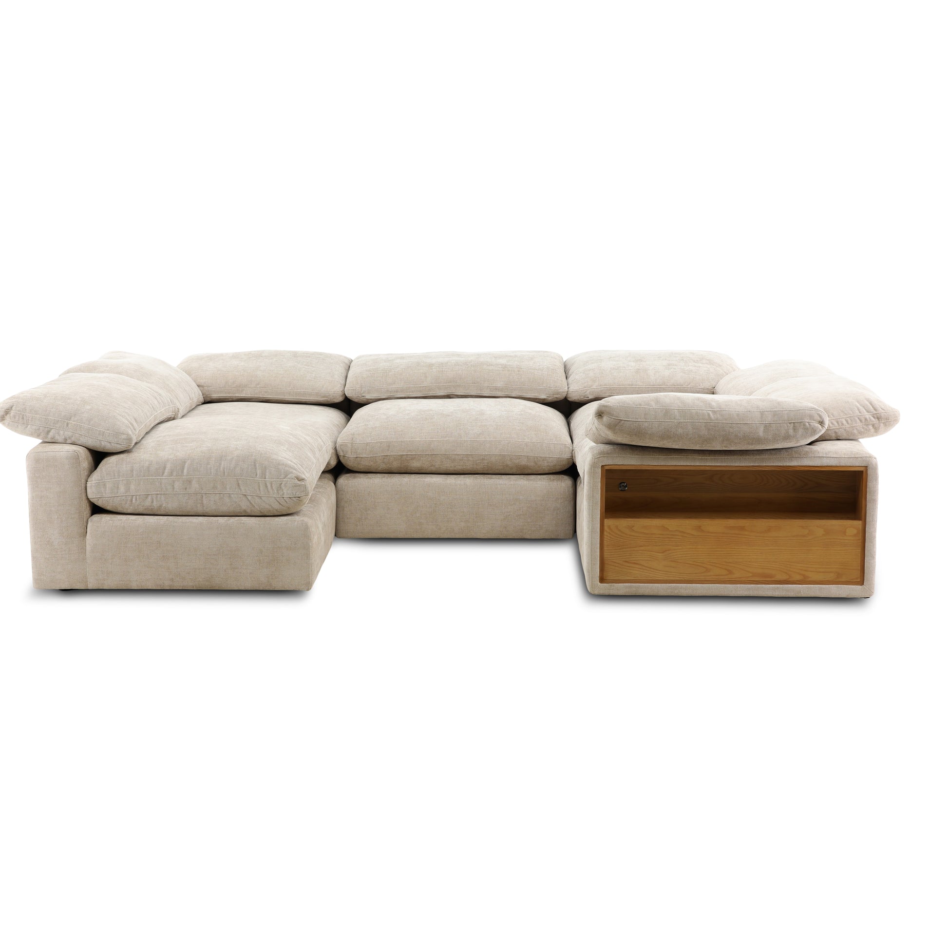 Lela 5-Piece Sectional with Storage Right-Facing