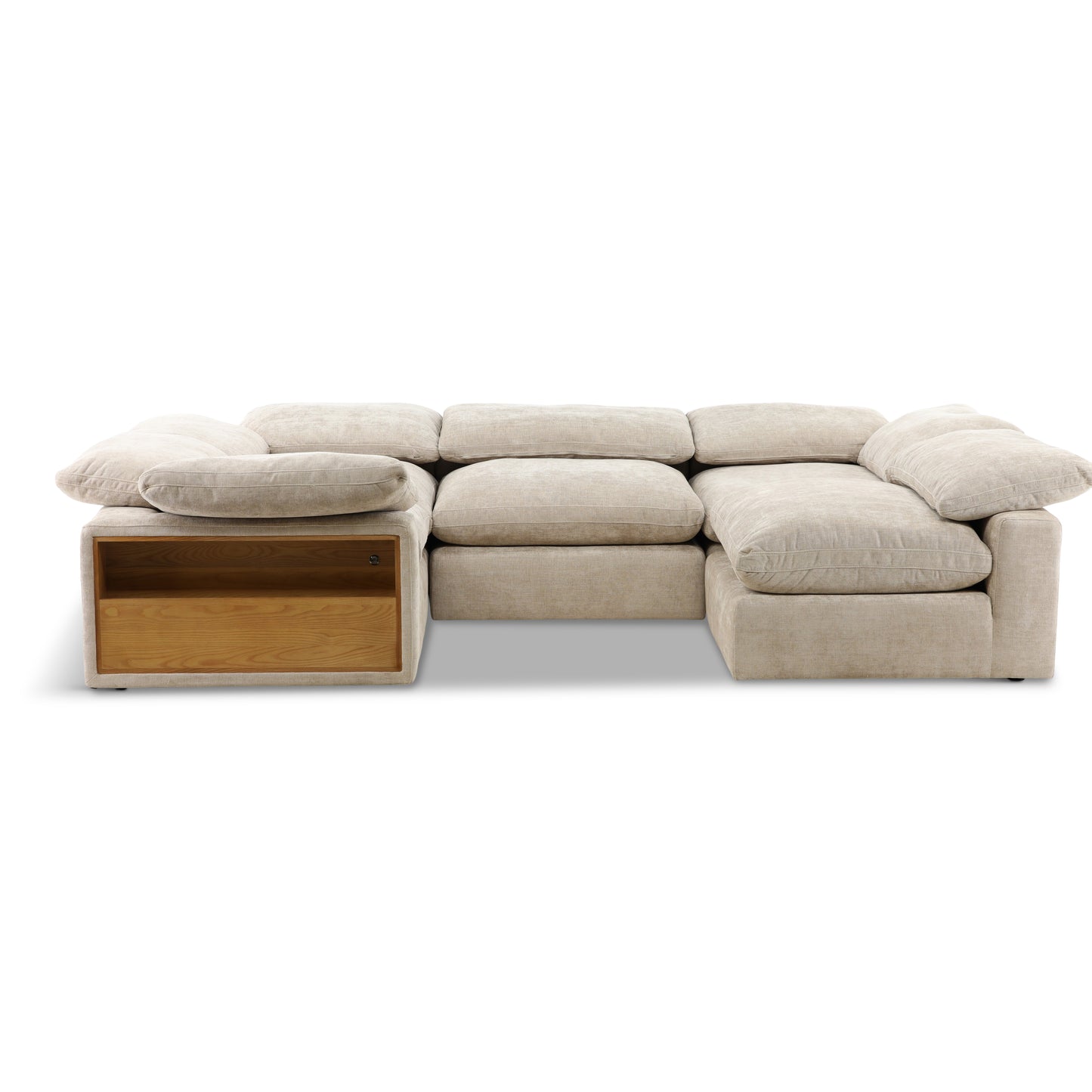 Lela 5-Piece Sectional with Storage Left-Facing