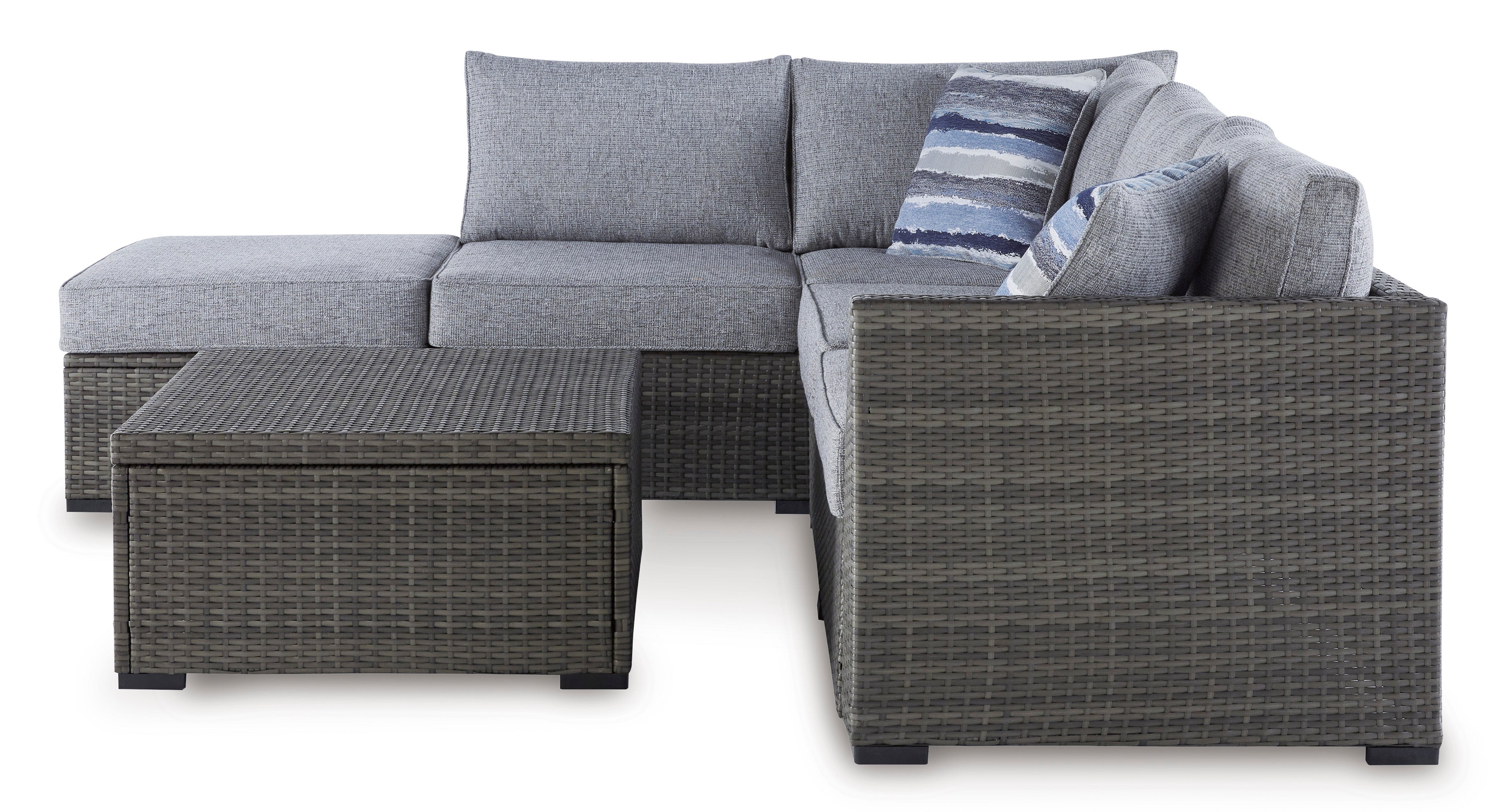 Ashley Petal Road 4-Piece Outdoor Patio Set – Levin Furniture