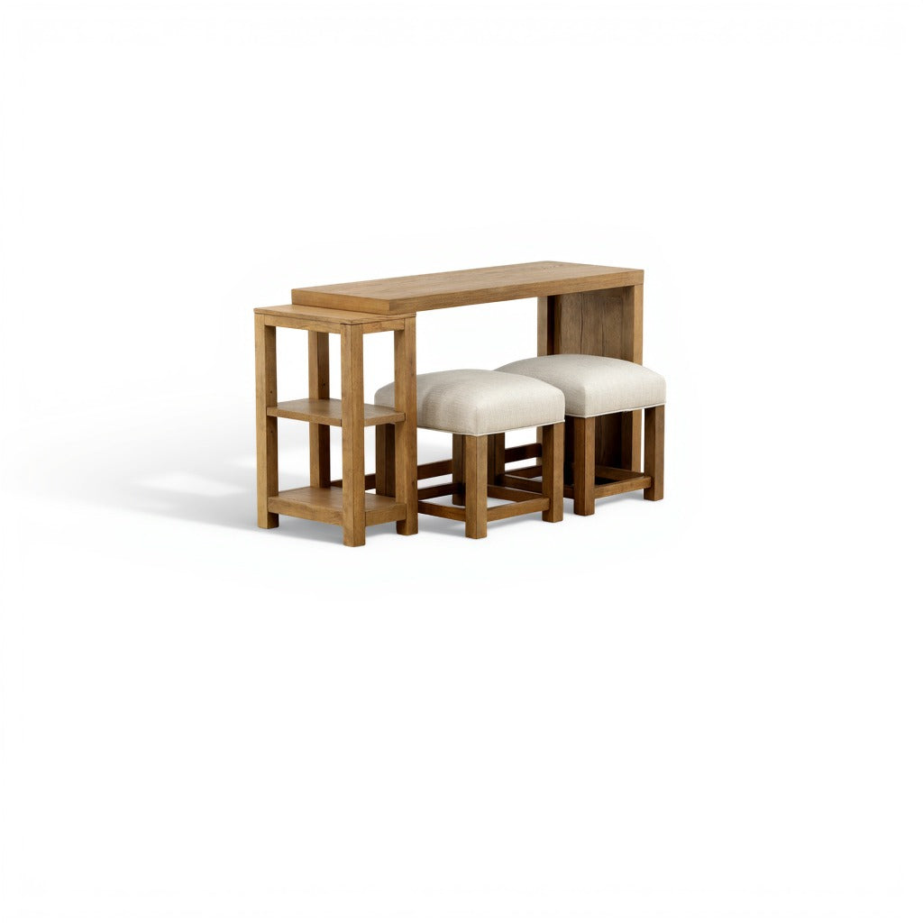 Carson Console Table with 2 Stools