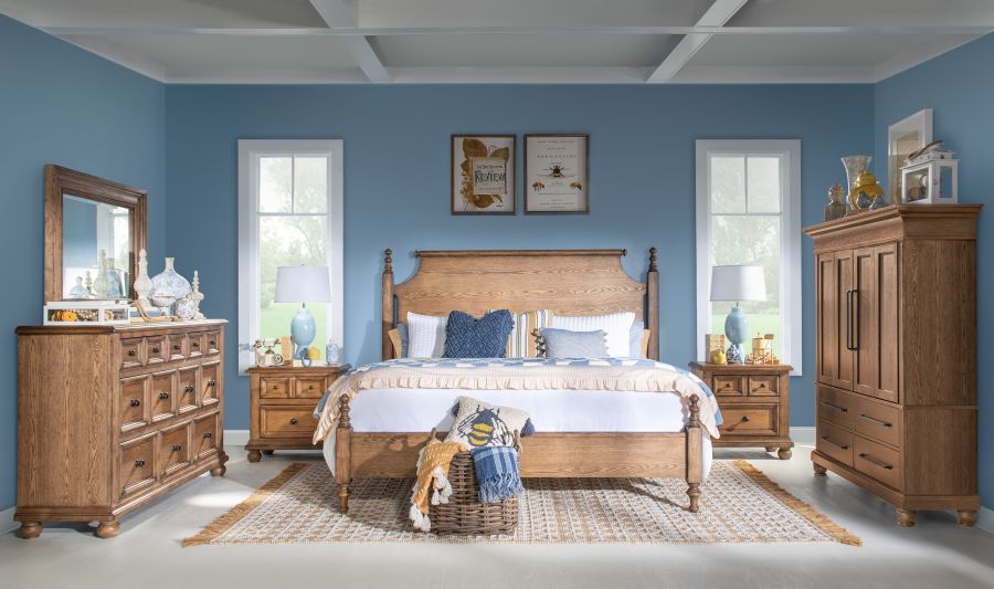 Vintage Market Poster Bed