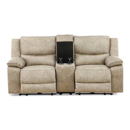 Lincoln 3-Piece Reclining Console Loveseat