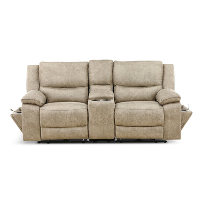 Lincoln 3-Piece Reclining Console Loveseat