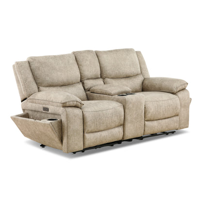 Lincoln 3-Piece Reclining Console Loveseat