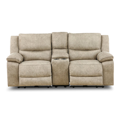 Lincoln 3-Piece Reclining Console Loveseat