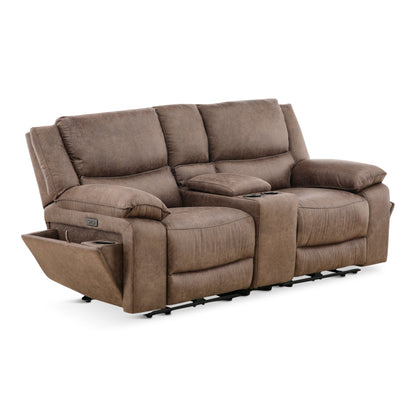 Lincoln 3-Piece Reclining Console Loveseat