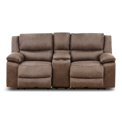 Lincoln 3-Piece Reclining Console Loveseat