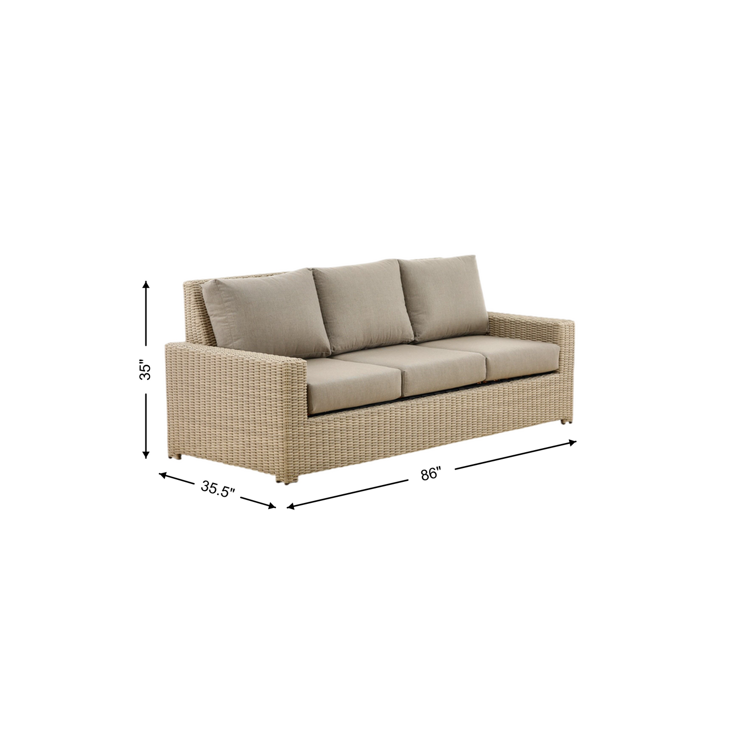 Sydney Outdoor Patio Sofa