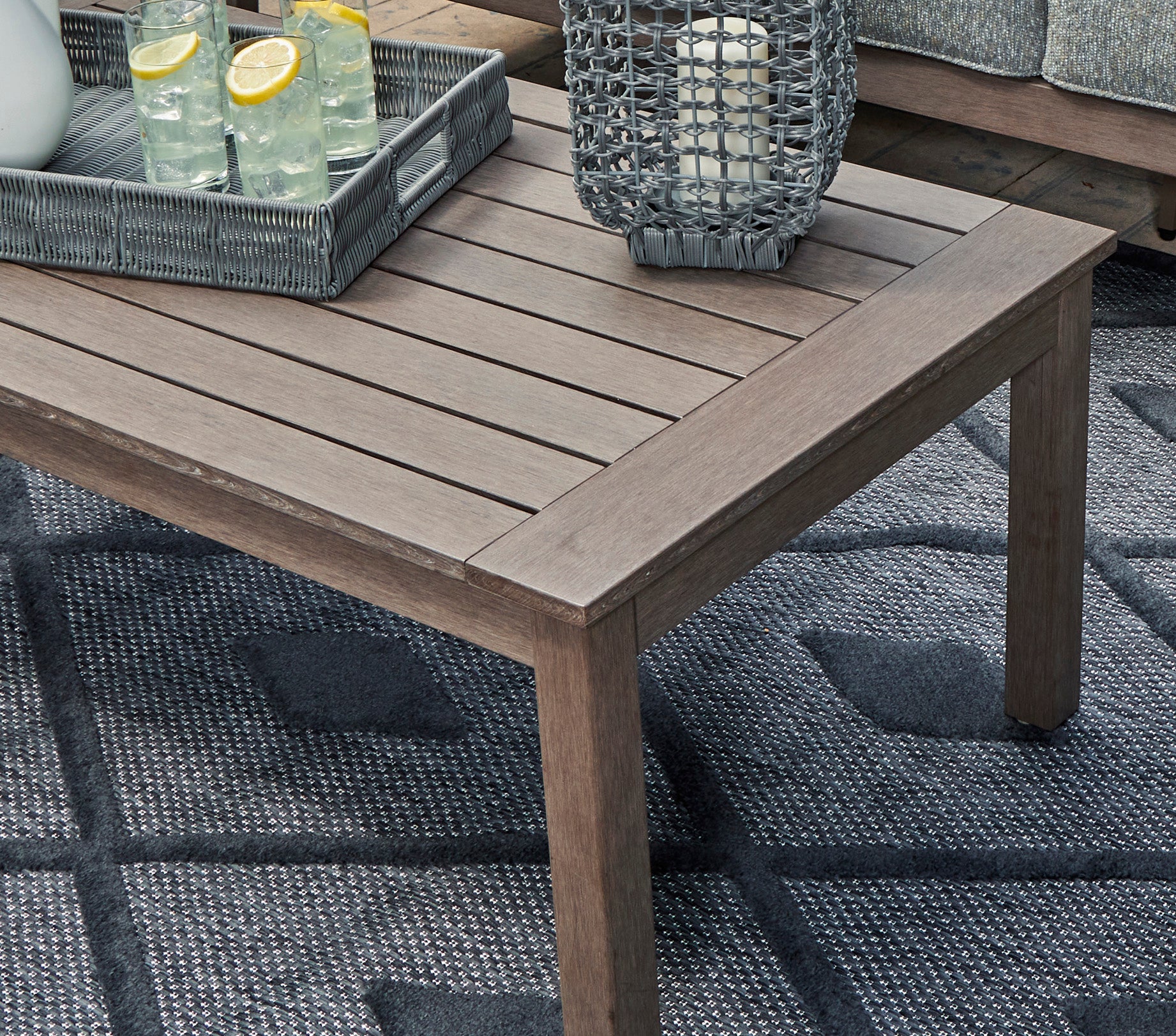 Ashley Hillside Barn Outdoor Coffee Table