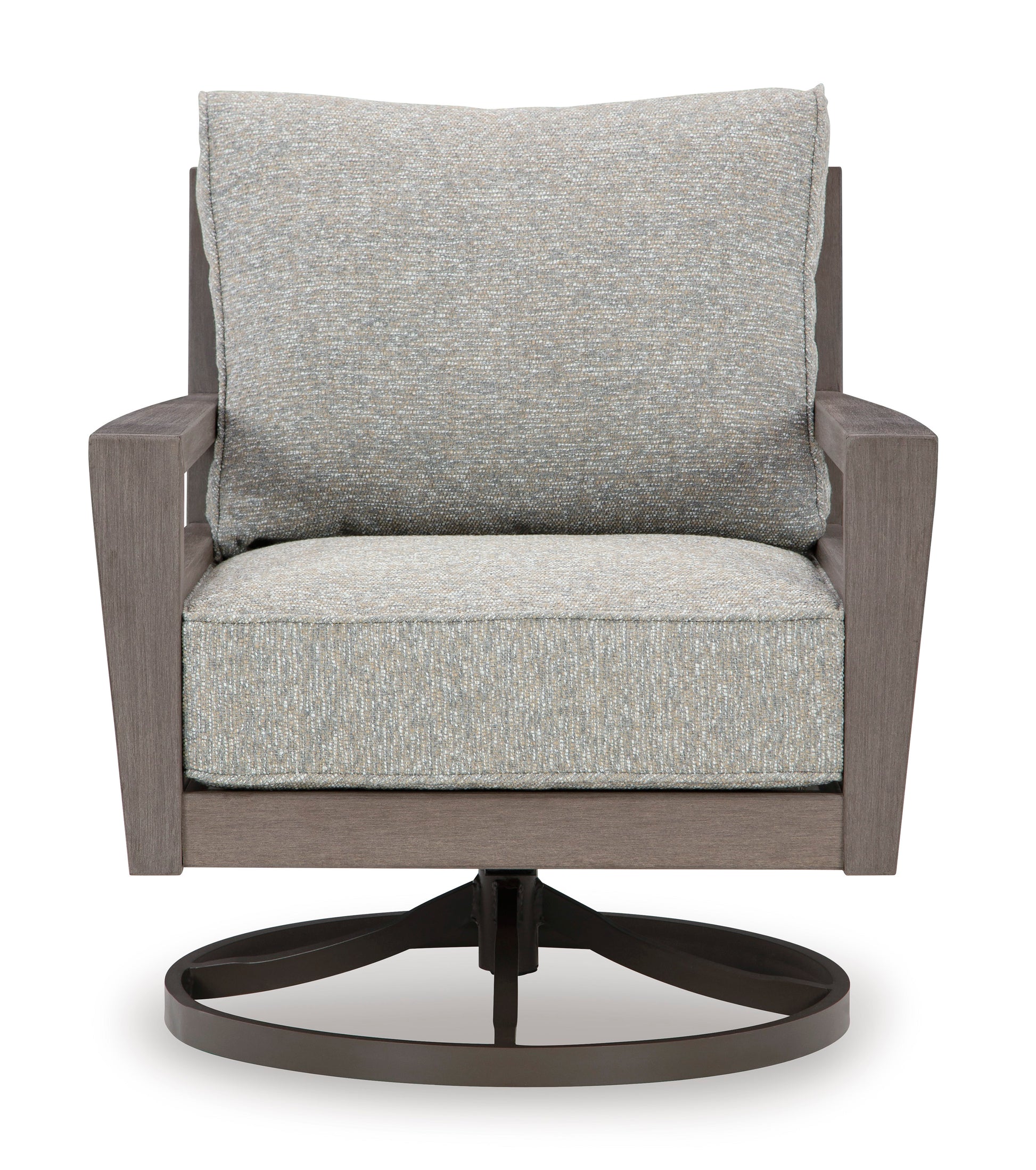 Ashley Hillside Barn Outdoor Patio Swivel Lounge Chair with Cushion