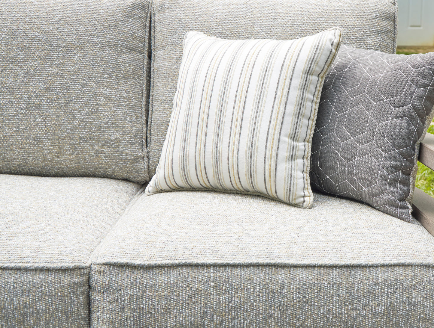 Ashley Hillside Barn Outdoor Patio Sofa with Cushion