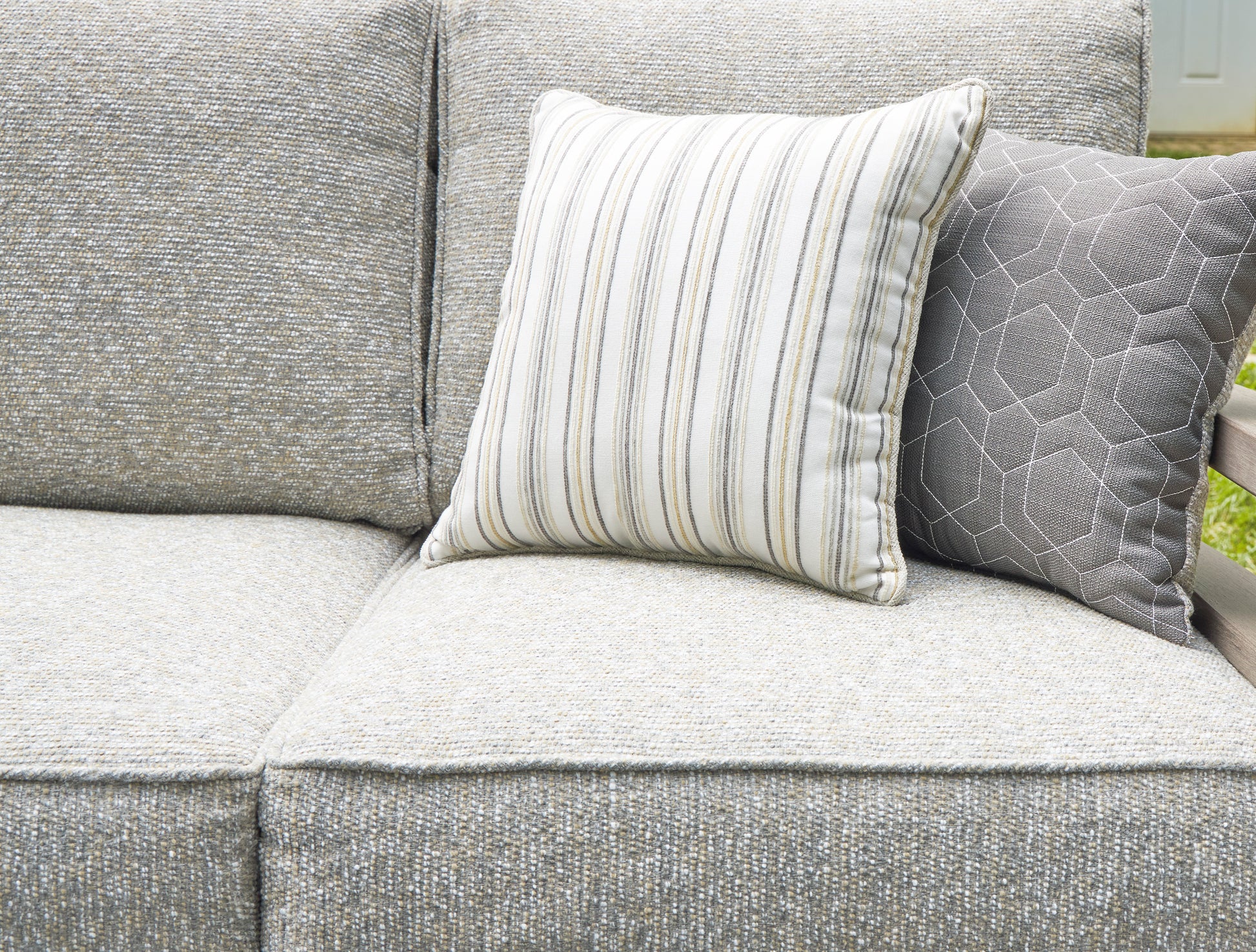 Ashley Hillside Barn Outdoor Patio Sofa with Cushion