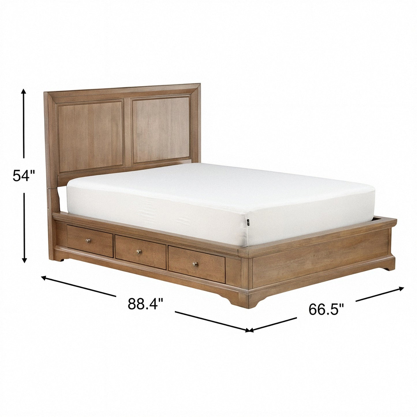Georgetown 1 Sided Storage Bed