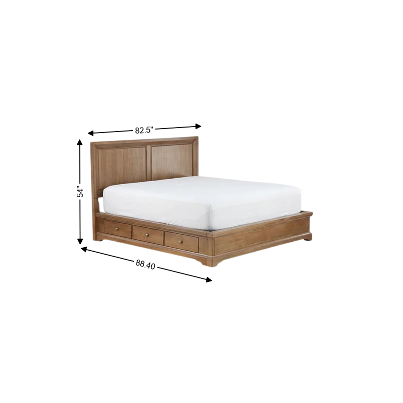Georgetown 1 Sided Storage Bed