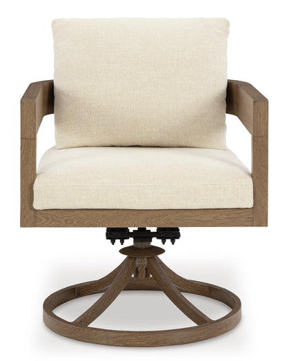Ashley Serene Bay Outdoor Patio Swivel Dining Chair