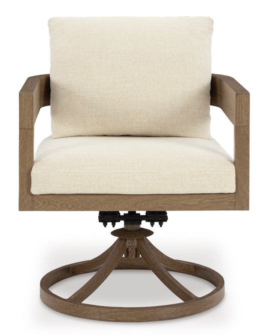 Ashley Serene Bay Outdoor Patio Swivel Dining Chair