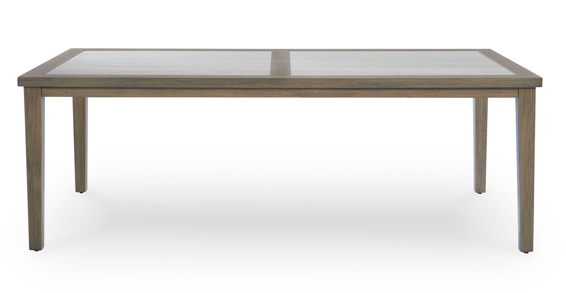 ashley furniture patio umbrella Ashley Rainier Ranch Outdoor Patio Dining Table with Umbrella Option – Levin Furniture