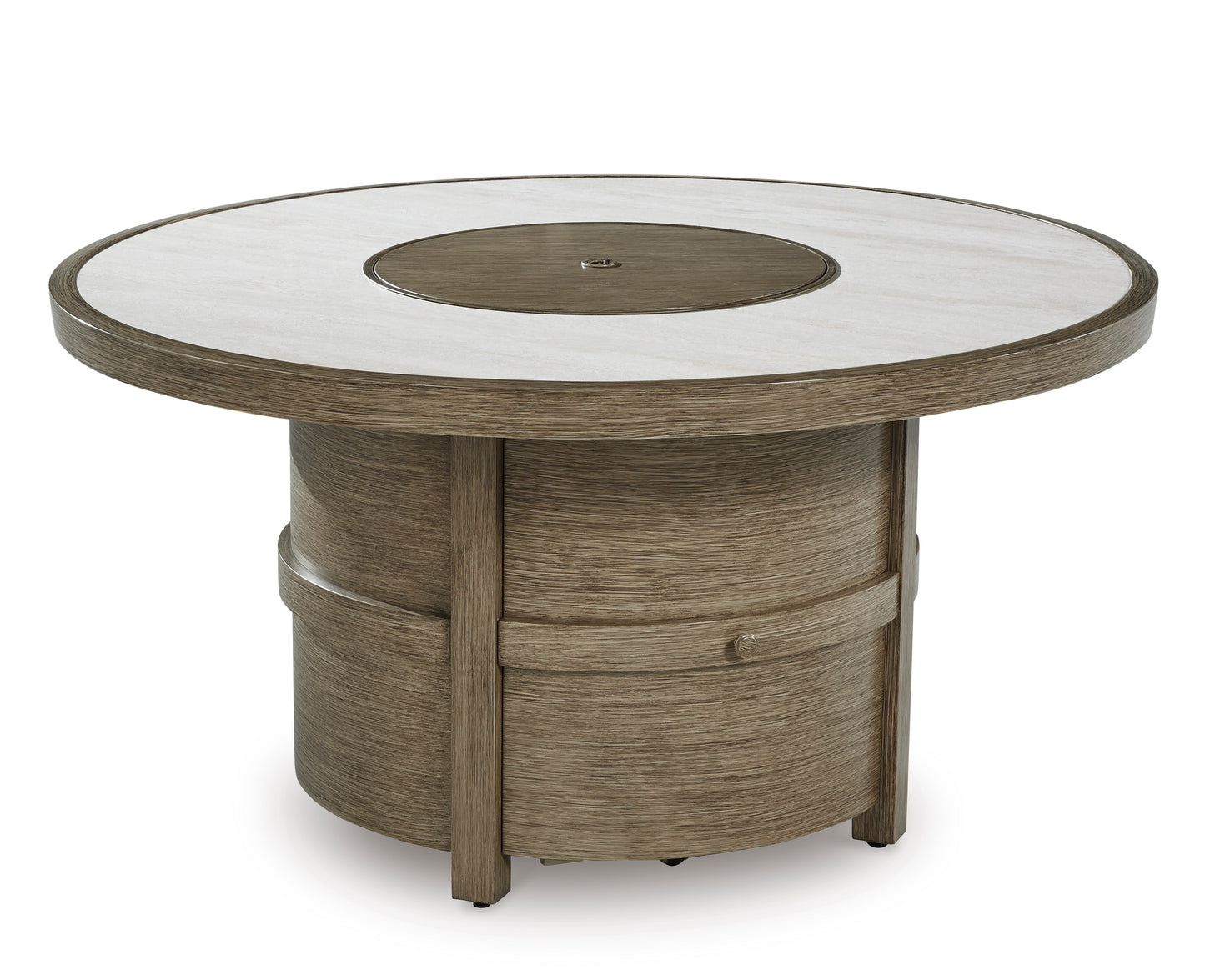 Rainier Ranch Outdoor Dining Fire Pit Table