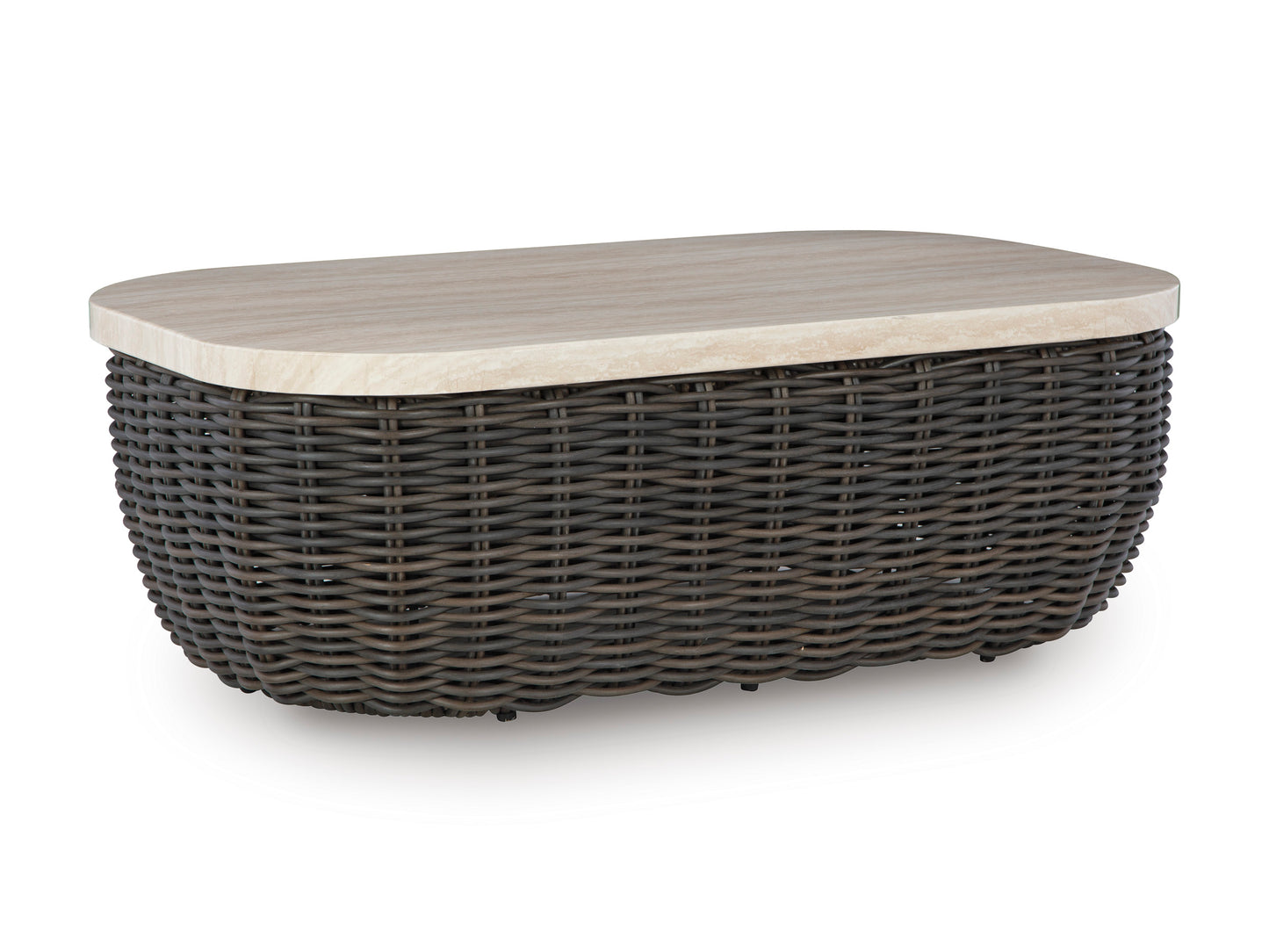 Ashley Kimora Outdoor Patio Rectangular Cocktail Table